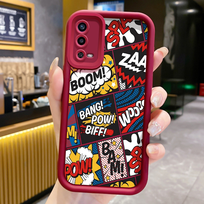 Casing Hp untuk OPPO A55 Case Pola mode asli kartun Kasing ponsel silikon Softcase Baru Cesing Anti-