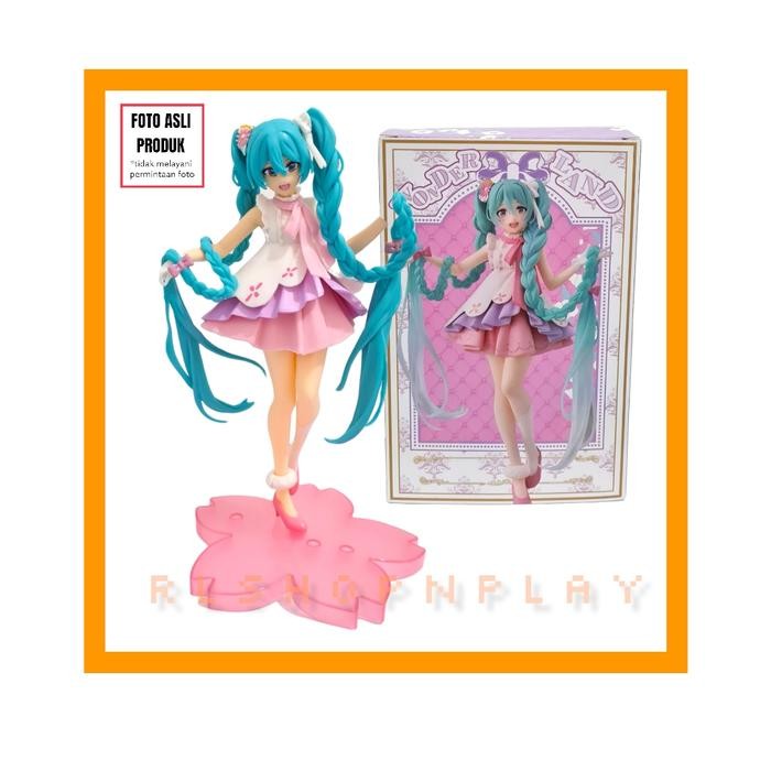 Action Figure Vocaloid Hatsune Miku Sakura Miku Wonderland Series