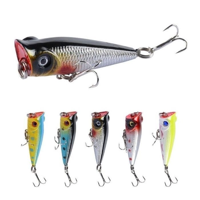 STOK TERBATAS  UMPAN POPPER LURE MINI 5CM - 4.9GRAM TERJANGKAU