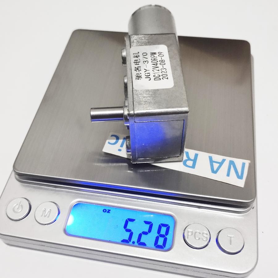 Motor DC JGY-370 12V 40RPM Single Shaft