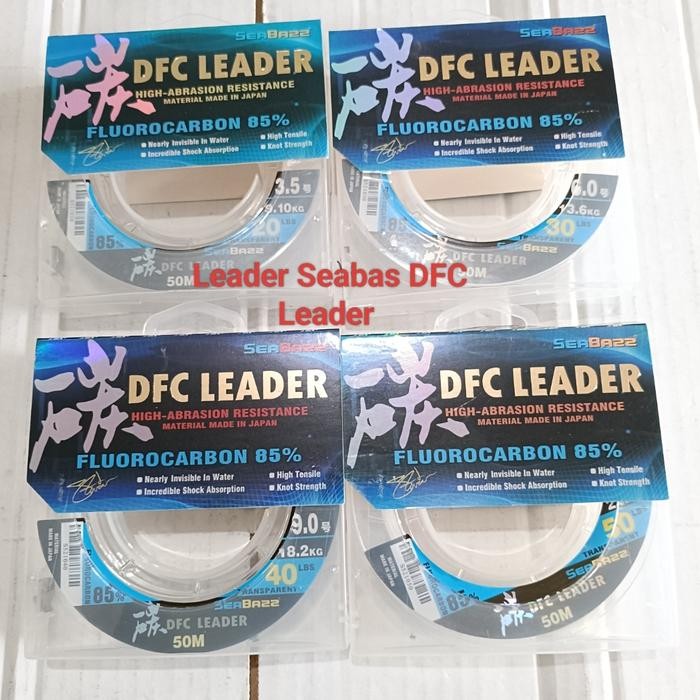 Senar Leader DFC Seabass Flurocarbon ( 50 m ) (TERBAIK) (TERBARU) (TERMURAH)