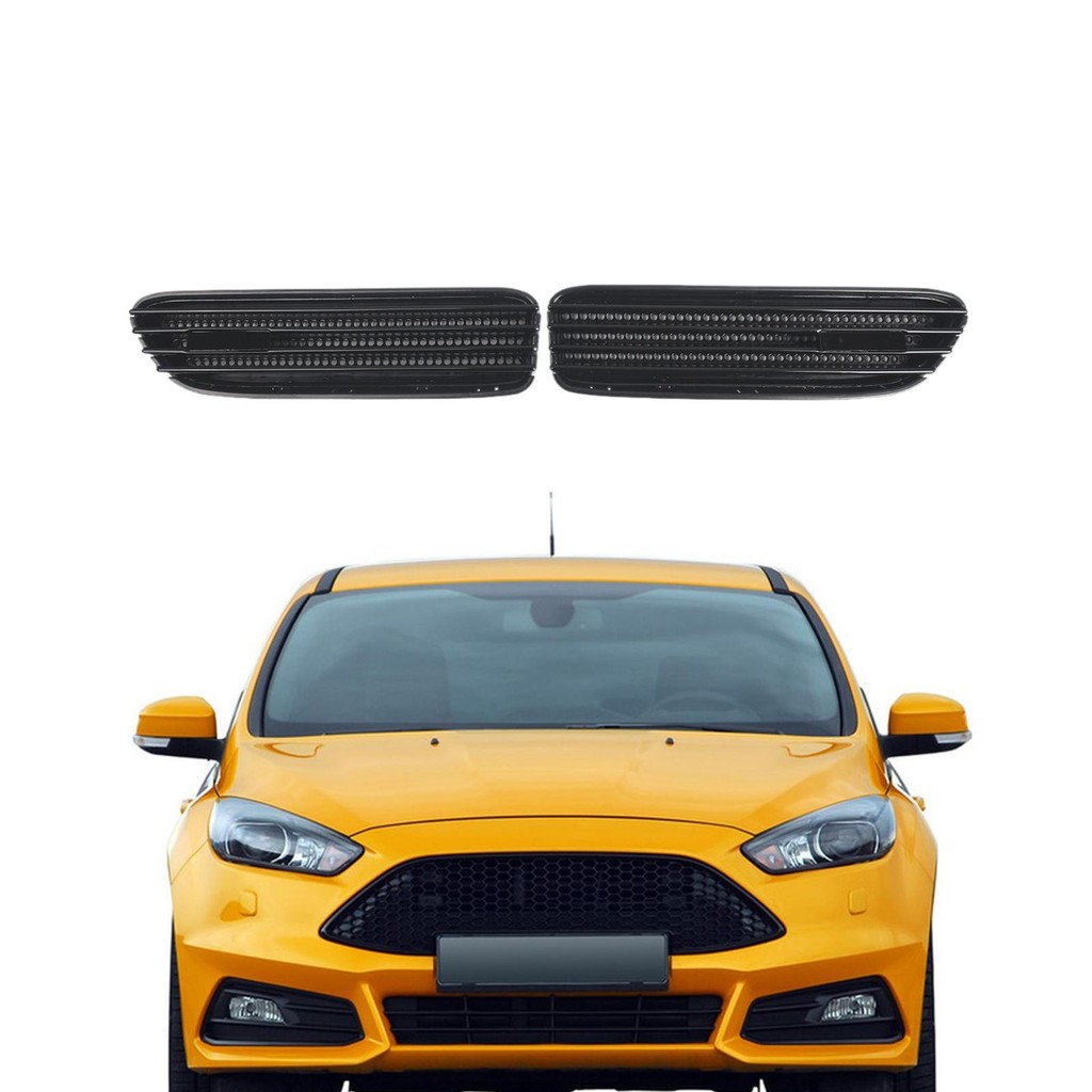 Side Fender Grille Set 51137895914 Auto Accessories Premium Easy to Install Replacing Glossy Black f