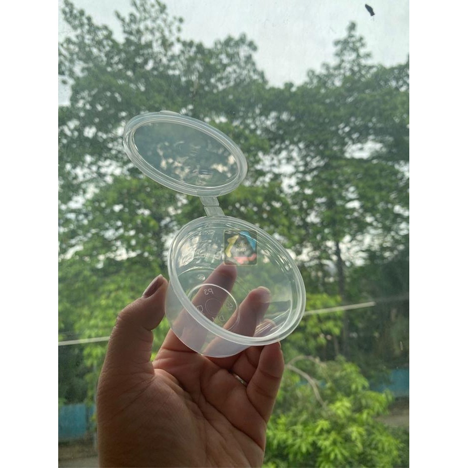 DJJ THINWALL SAOS/TEMPAT SAMBAL KECIL/SAUCE CUP 80 ML MEREK DM ISI 50 PCS