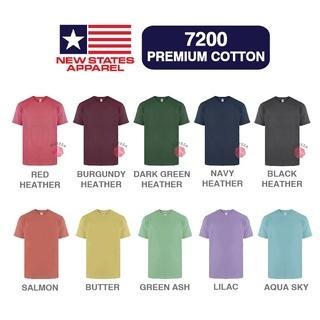 KAOS POLOS NSA 7200 - NEW STATES APPAREL PREMIUM COTTON COMBED 24S - WARNA HEATHER KODE 1042
