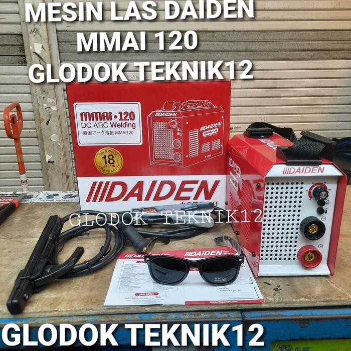 Limited Mesin Las Daiden Mma 120A Trafolas Daiden Mmai 120 A Inverter Daiden Terlariss 