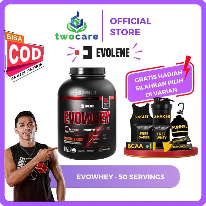 ORIGINAL  Evolene Whey Protein / Evo Whey / susu protein / BPOM dan Halal