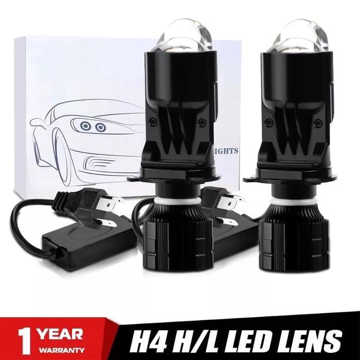 Mini Projector Led H4 M01X Rtd Motor Car Pasti Ori