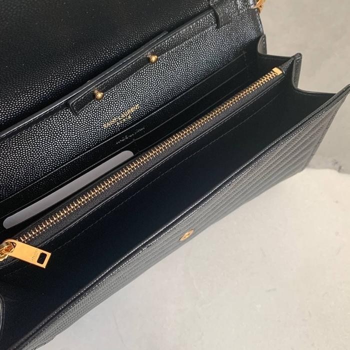 YSL monogram woc 22cm in black ghw