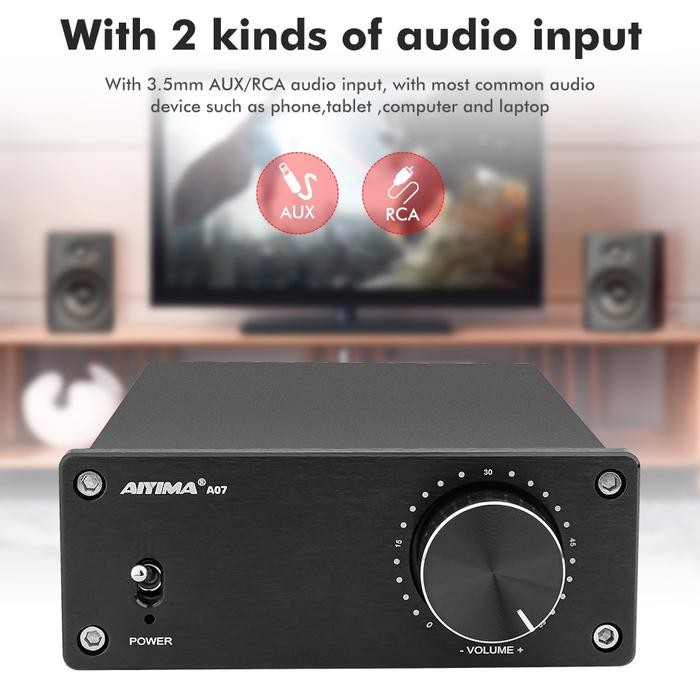 AIYIMA A07 Amplifier 2x300w TPA3255 Class-D Digital Amplifier