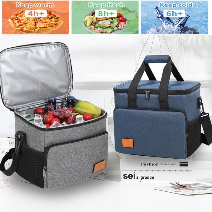 Cooler Bag Tempat Bekal Lunch Box Bag Tas Pendingin Tas Es Krim Promo 