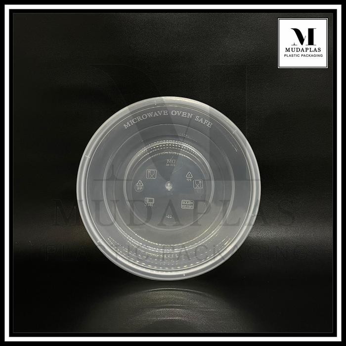 qibq- Thinwall Round 650 Ml Bulat / Mangkok Plastik Dm Isi 25 Pcs 650Rou