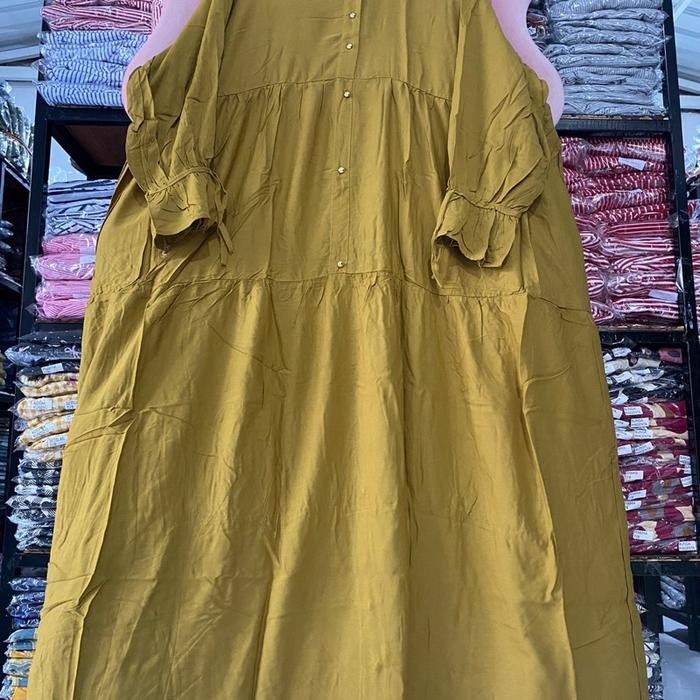 KirimCpT- Gamis Rayon Twil Tissaaa Bb 90-130Kg Ld 150Cm Lk 70Cm Ademm Bigsize Premium Jumbo