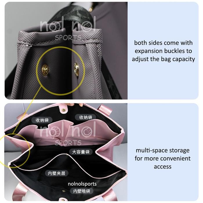 NNS TAS RAKET tenis badminton YONEX ORIGINAL / tennis racket bag pink Kualitas Terbaik