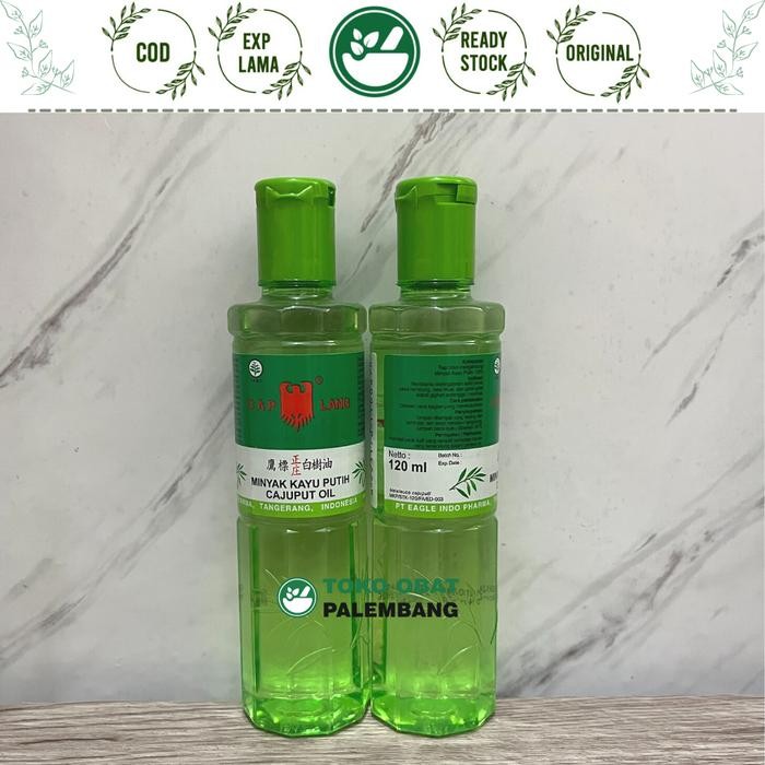 MINYAK KAYU PUTIH CAP LANG 120ML CAJUPUT OIL EAGLE BRAND EUCALYPTUS