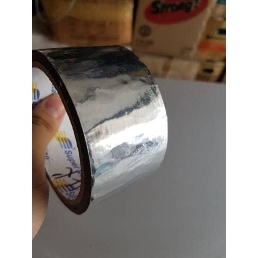 zefs- Lakban Alumunium / Duct Tape / Lakban Ducting /Lakban Silver