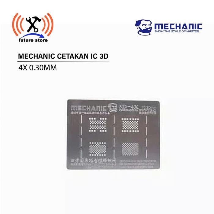 CETAKAN IC 3D MECHANIC 4X 0.30MM PCIE/NAND FOR IPHONE/IPAD ORIGINAL