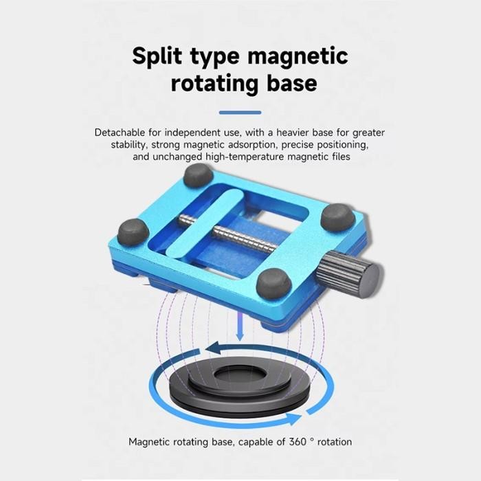 Ragum IC / PCB Holder IC / Penjepit IC Motherboard Chip Repair Rotating