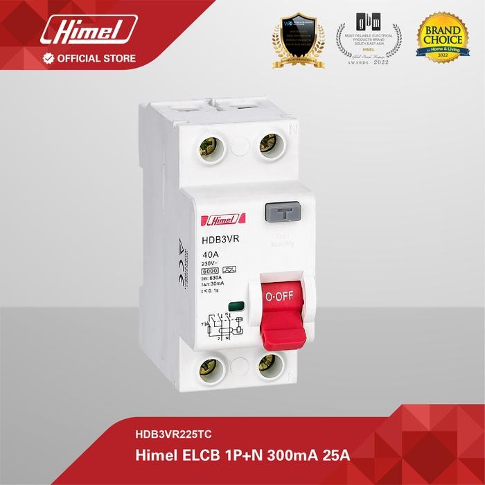 Himel ELCB 1P+N 300mA 25A