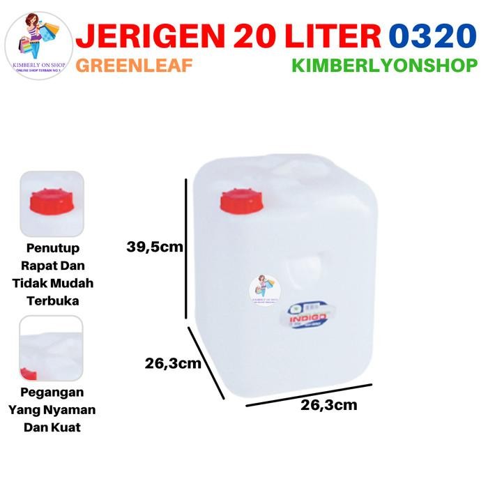 JERIGEN SEGI INDIGO 20 LITER 0320 GREEN LEAF
