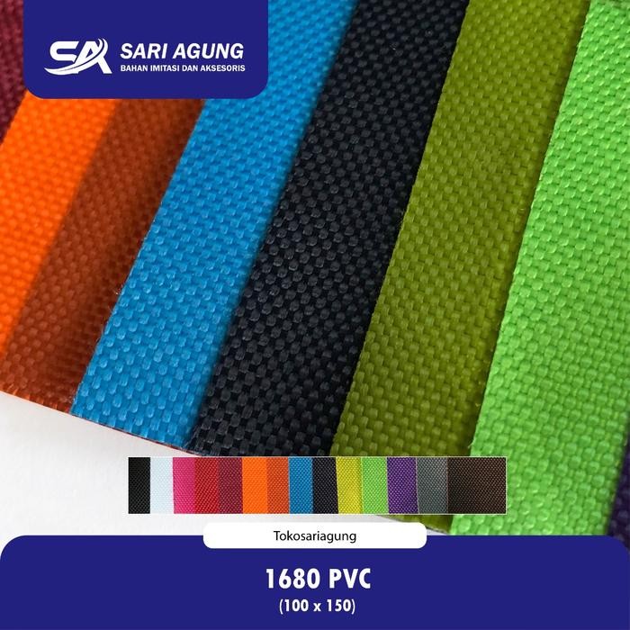 PernikKita- 1680 Pvc (Meter) Bahan Kain Cordura Glossy D1680 Dinier Untuk Tas Rans