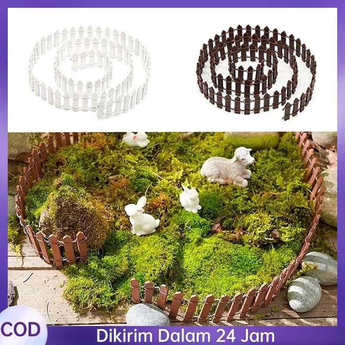 90*5cm Miniatur Pagar Kayu Pagar Diorama Miniatur Maket Utk Diy Miniature House Mainan Miniatur