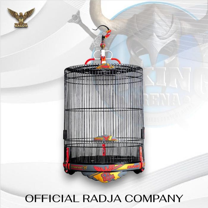 DISKON SANGKAR MURAI 3D CARBON GOLD RADJA COMPANY SANGKAR BURUNG BERKUALITAS READY STOCK