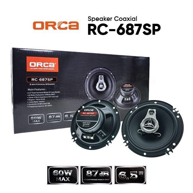 Speaker Orca RC 687 6 Inch/ Speaker Orca 6.5 Inch Mobil Universal