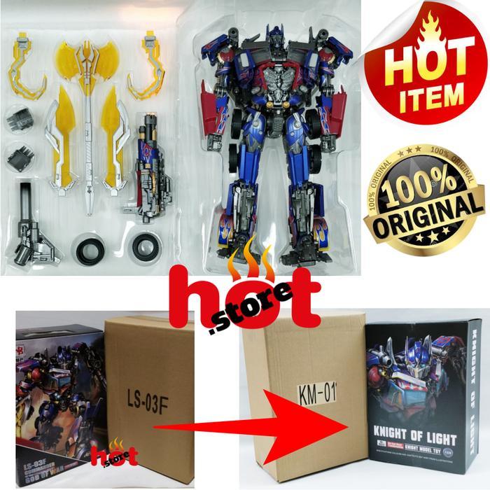 HOT SALE OPTIMUS PRIME LS-03F  KM-01S TRANSFORMERS OVERSIZED BMB GOD OF WAR V2 TERMURAH