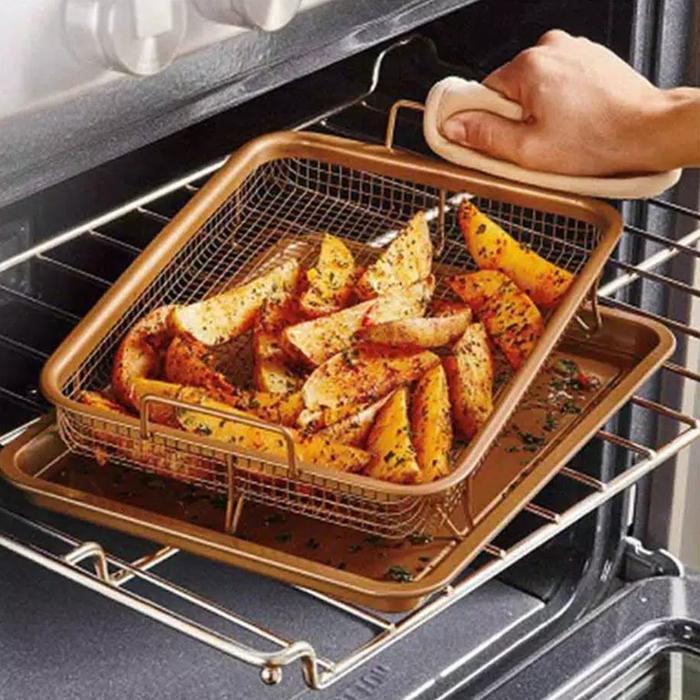 Cooper Crisper Tray Oil Tray Baking Pan ( Non Stick)