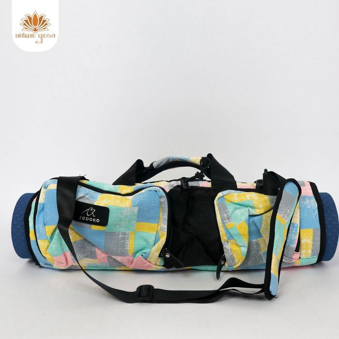 matras yoga mat Tas matras yoga / Tas yoga mat olahraga motif batik bahan kanvas / Speedy Bag Yoga M