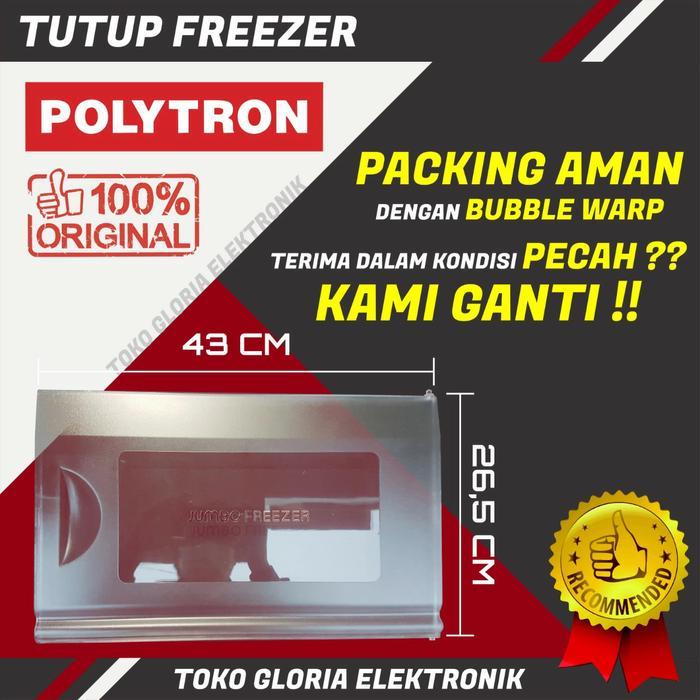 (PROMO) JUMBO FREEZER TUTUP FREEZER PR 18 ORIGINAL KULKAS 1 PINTU POLYTRON