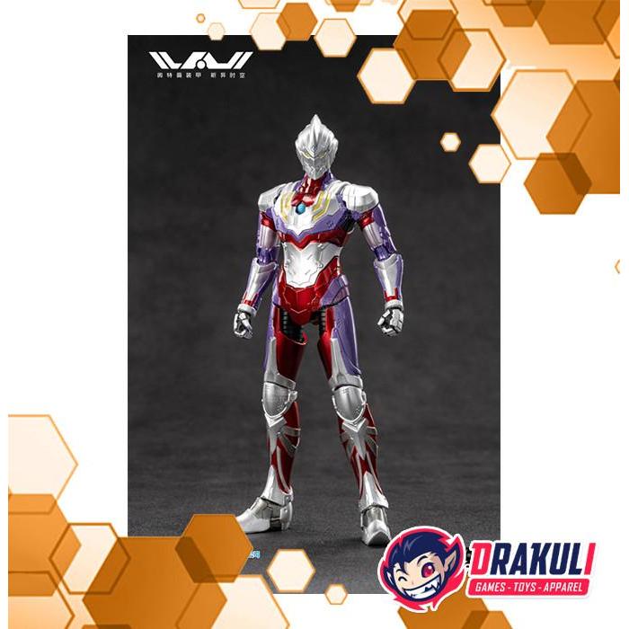 New Zd Toys Ultraman Light-Up Series - Tiga Suit Ultraman