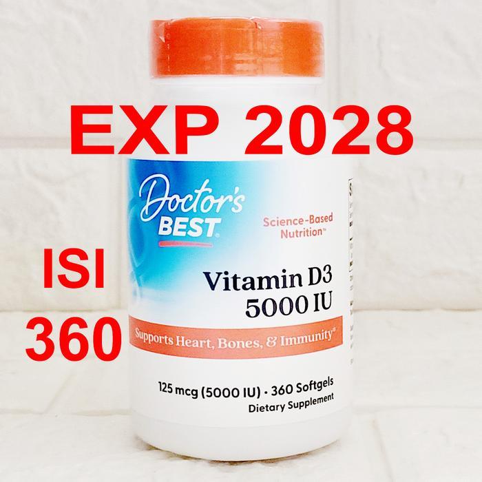 Terlaris Doctors Best Vitamin D3 5000 Iu #360 Doctor'S Doctor Best Vit D3 5000