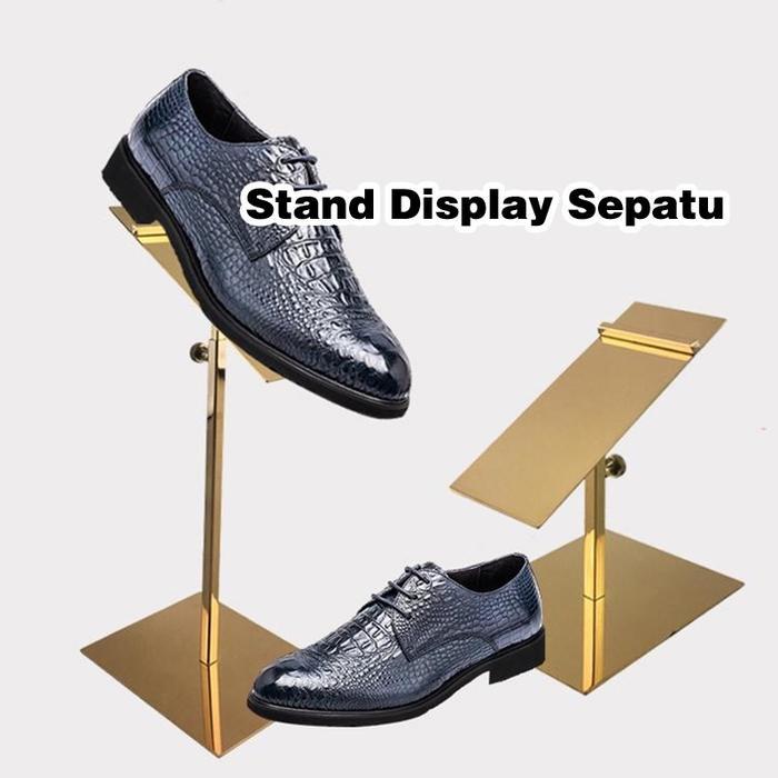 [SALE] RAK PAJANGAN SEPATU STAINLESS STEEL/SHOE DISPLAY STAND/GANTUNGAN DISPLAY SEPATU/STAND SHOE