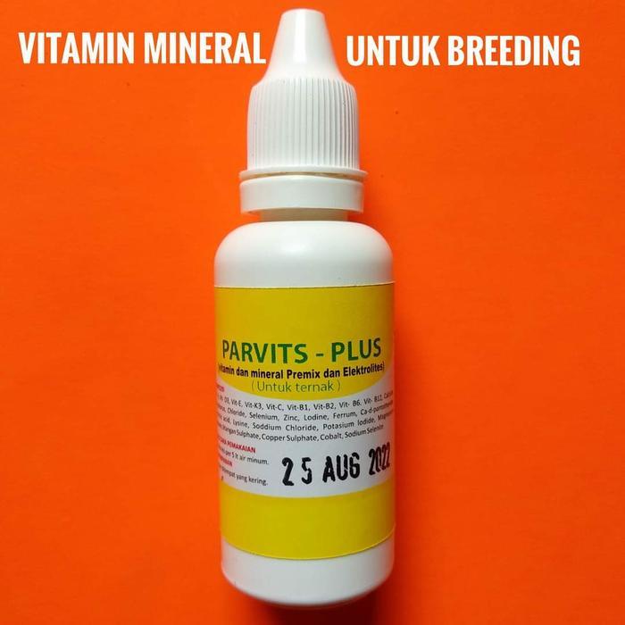 PARVITS-PLUS/Vitamin/Breeding/Ternak/Burung/lovebird/Falk/Murai/afgrey