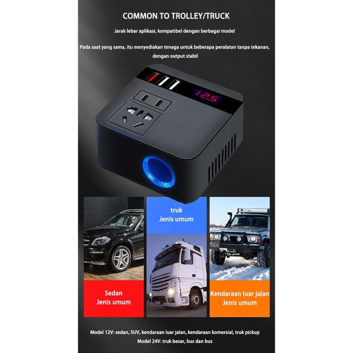 Taffware Car Power Konverter Fast Charging Inverter MOBIL