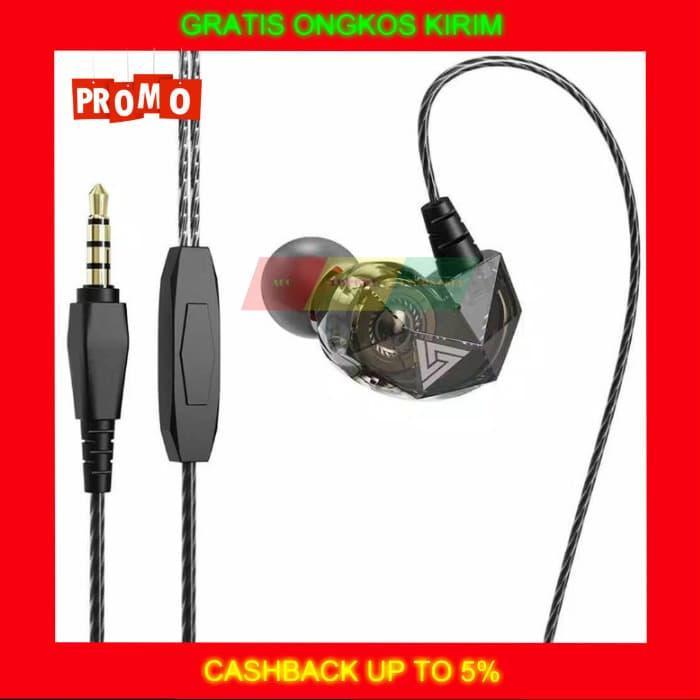 EARPHONE QKZ AK2 HEADSET QKZ AK2 EARBUD QKZ ORIGINAL MICROPHONE MIC