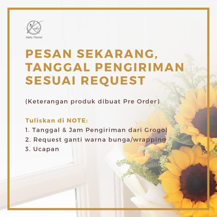 Baru Rangkaian Bunga Lamaran / Buket Bunga Asli / Caspian Star