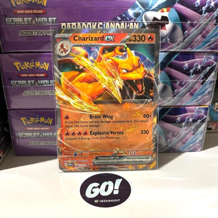 Charizard Ex - 006/165 English Pokemon TCG 151 English