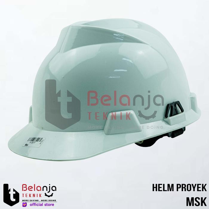 MSK Helm Proyek Safety Helm Putih Helm Proyek Tukang Safety Helm