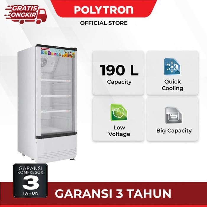 POLYTRON Showcase 190 Liter SCN 140X 140 X SCN140X Chiller Pendingin Minuman