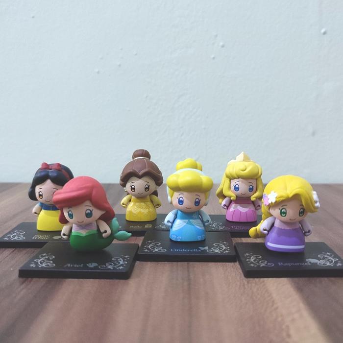 HOT SALE BANDAI GASHAPON GACHAPON GACHA COLLE CHARA DISNEY PRINCESS SERIES - SET (MINUS JASMINE)