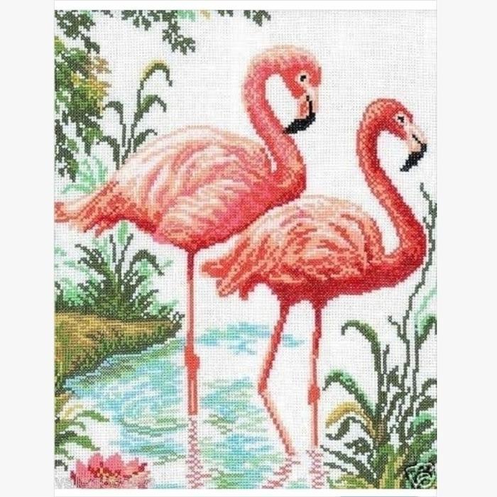 EKSLUSIF paket kristik burung flamingo