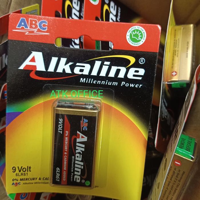 Baterai 9 Volt Alkaline Original