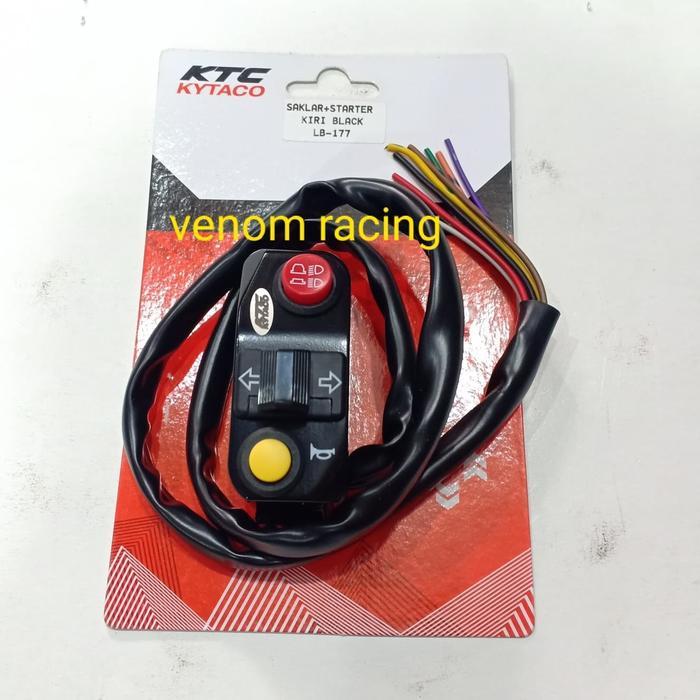 Saklar Kiri Ktc Kytaco Lb 177/ Saklar Kiri Ktc Lb177 Hitam/ Saklar Ktc