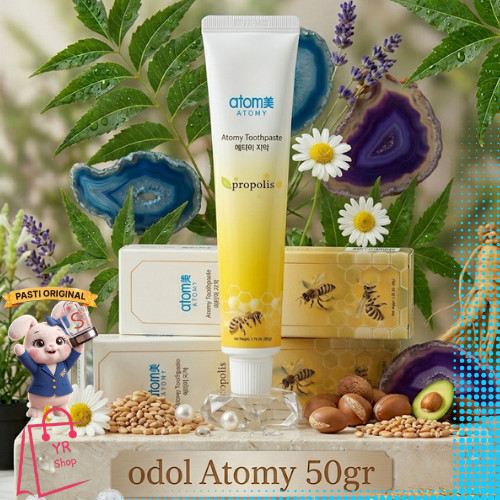 Odol Atomy Toothpaste Odol Herbal 50 gr 1pcs | pasta gigi propolis Korea| odol propolis premium | Or