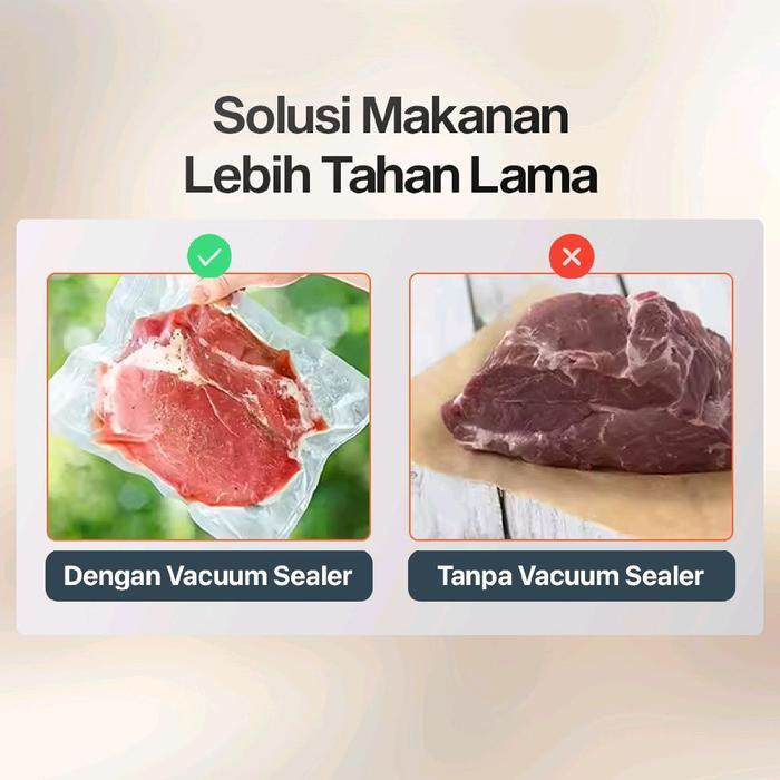 Mesin Vacuum Sealer Plastic Sealer Taffware Freshpackpro Terlaris