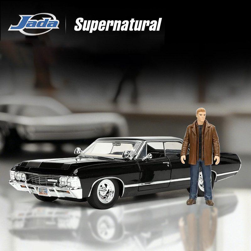 JADA Toys Supernatural 1967 Chevrolet Impala Sport Sedan 1:24 Scale Die-Cast Model JD32250