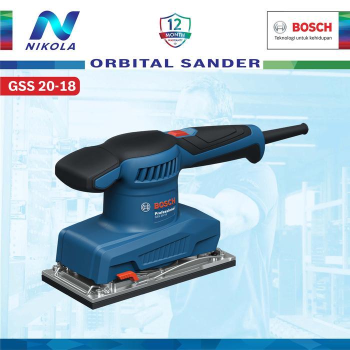 GSS 20-18 ORBITAL SANDER BOSCH Orbital Sander Mesin Amplas Orbital GSS2018