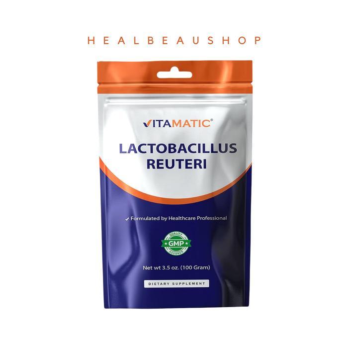 Vitamatic Lactobacillus Gasseri Reuteri Casei HR-7 100 Billion CFU 100 gram Original USA
